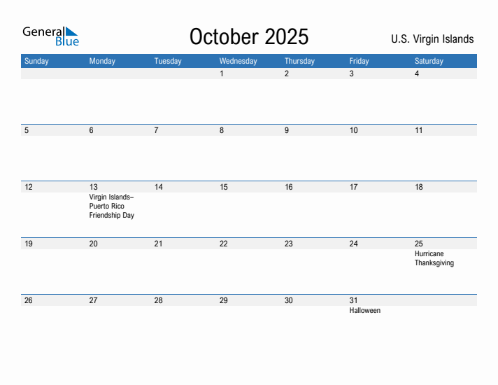 Fillable October 2025 Calendar