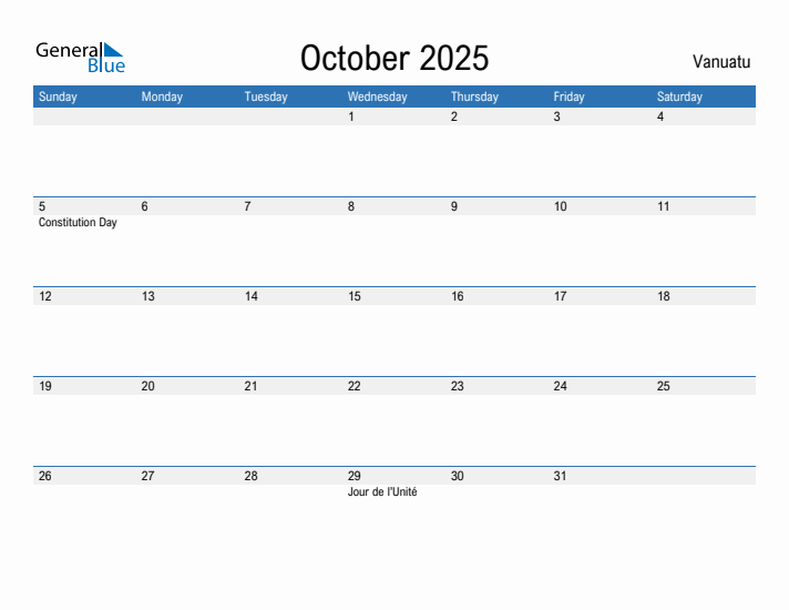 Fillable October 2025 Calendar