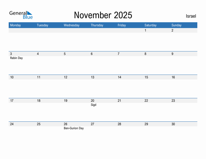 Fillable November 2025 Calendar