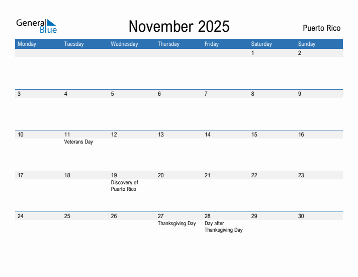 Fillable November 2025 Calendar