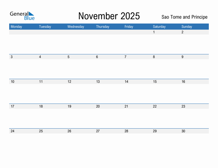Fillable November 2025 Calendar