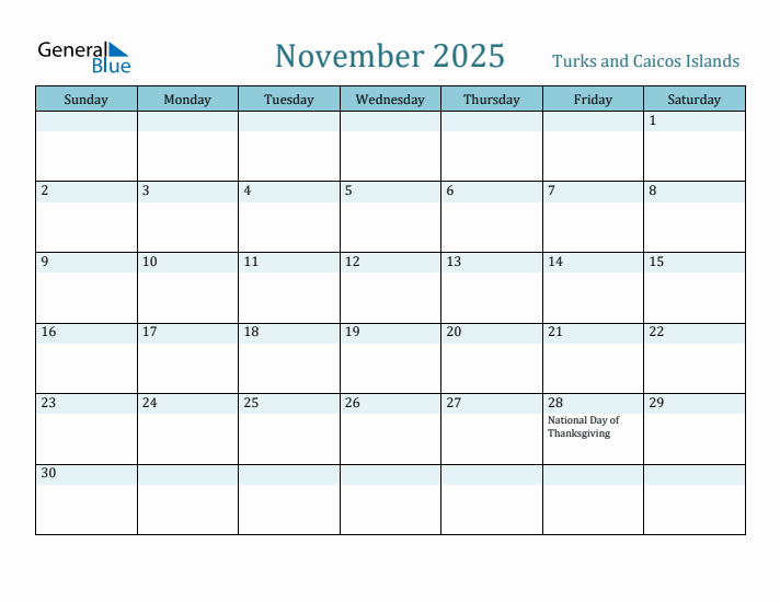 November 2025 Calendar with Holidays