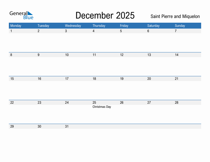 Fillable December 2025 Calendar