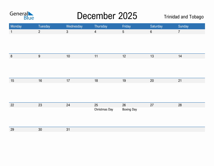 Fillable December 2025 Calendar