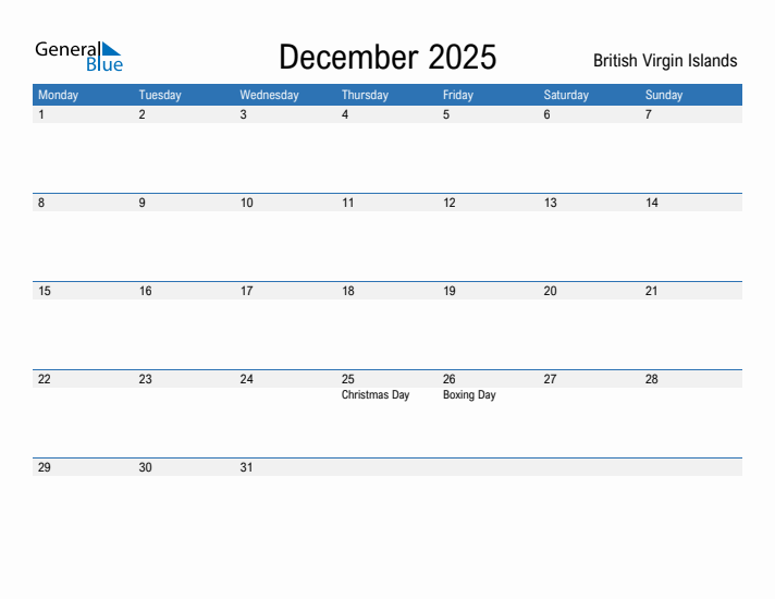 Fillable December 2025 Calendar