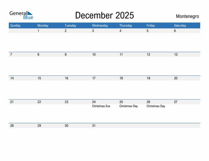 Fillable December 2025 Calendar