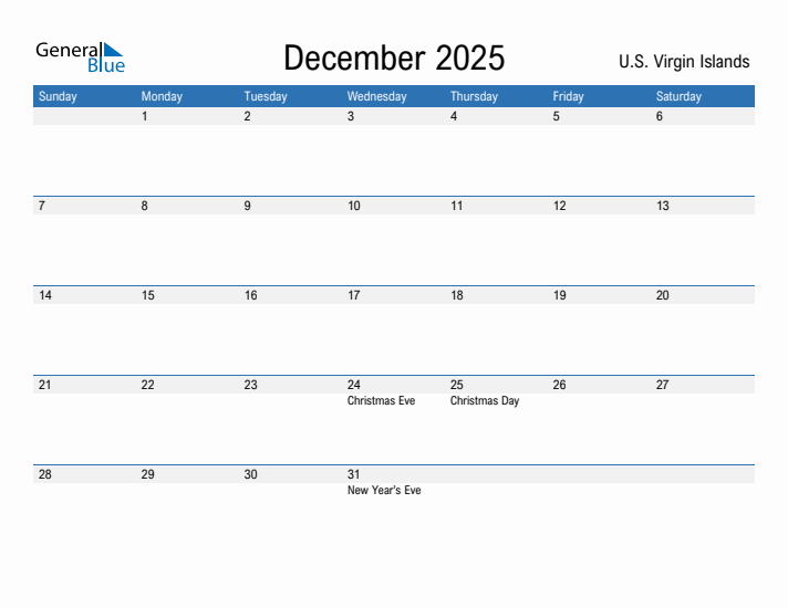 Fillable December 2025 Calendar