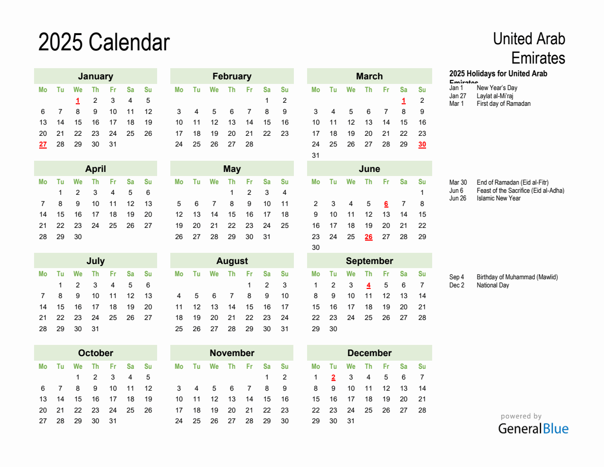 holiday-calendar-2025-for-united-arab-emirates-monday-start