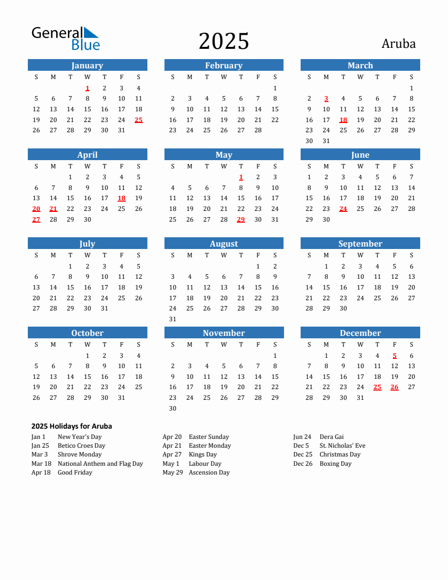 Aruba Timeshare Calendar 2025 Aruba Timeshare Calendar 2025