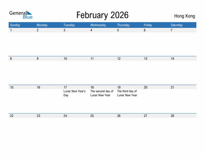 Fillable February 2026 Calendar