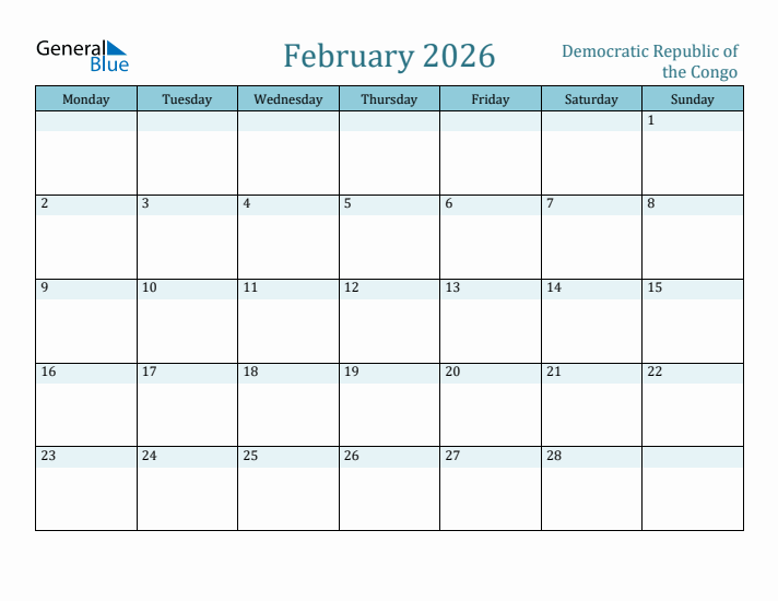 February 2026 Calendar with Holidays