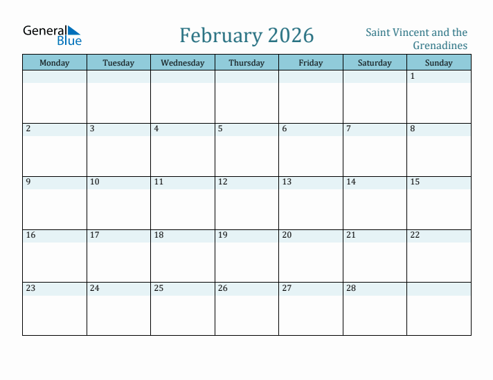 February 2026 Calendar with Holidays