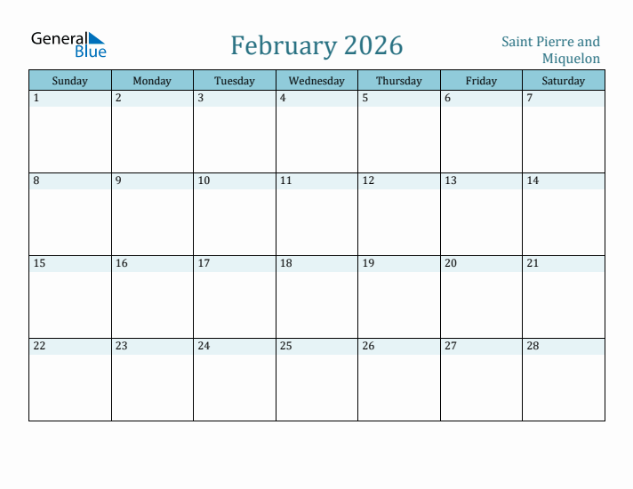 February 2026 Calendar with Holidays