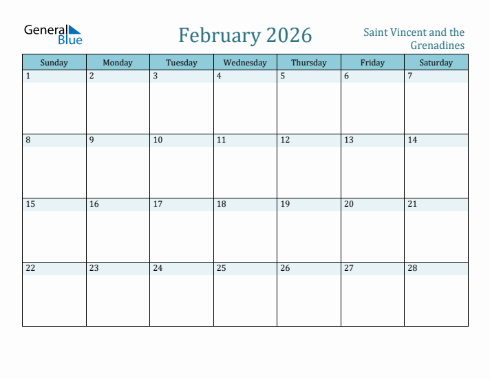 February 2026 Calendar with Holidays