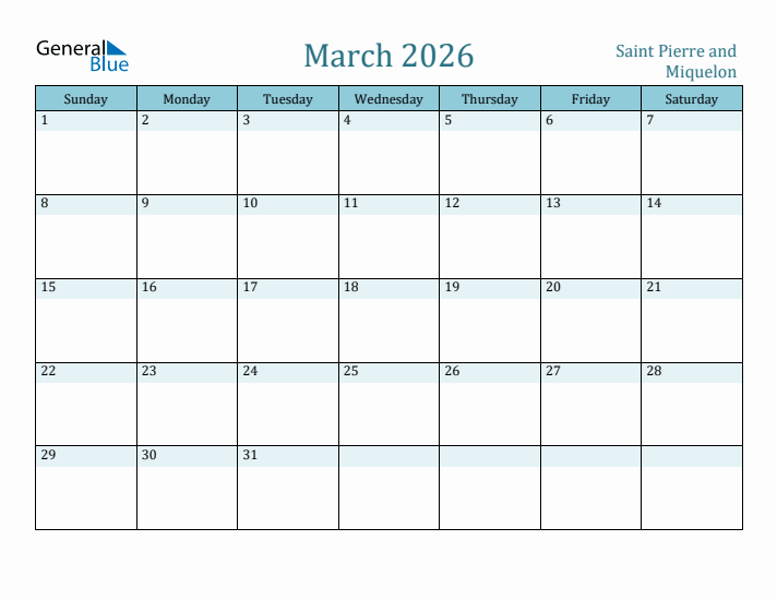 March 2026 Calendar with Holidays