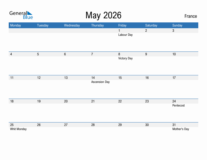 Fillable May 2026 Calendar