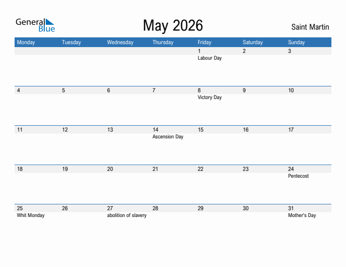 Fillable May 2026 Calendar