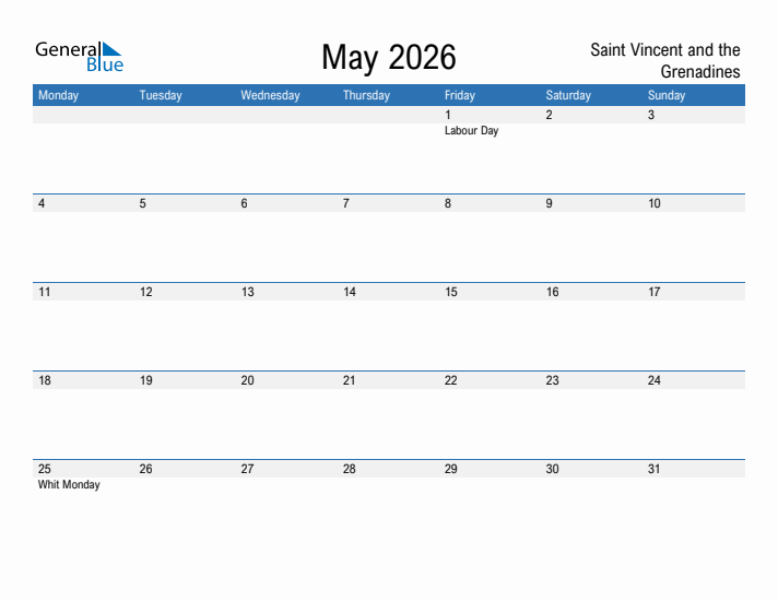 Fillable May 2026 Calendar