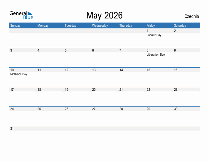 Fillable May 2026 Calendar