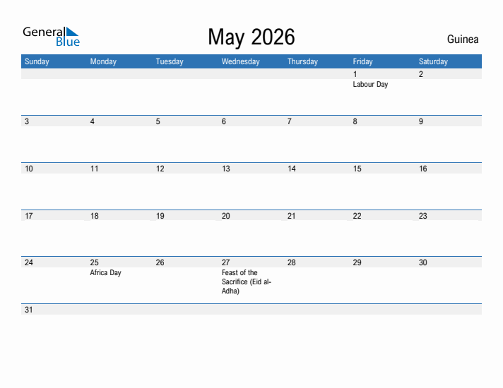 Fillable May 2026 Calendar