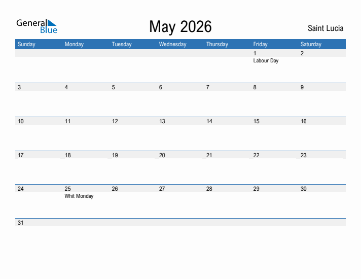 Fillable May 2026 Calendar