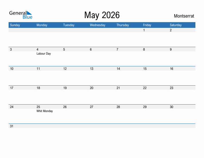 Fillable May 2026 Calendar