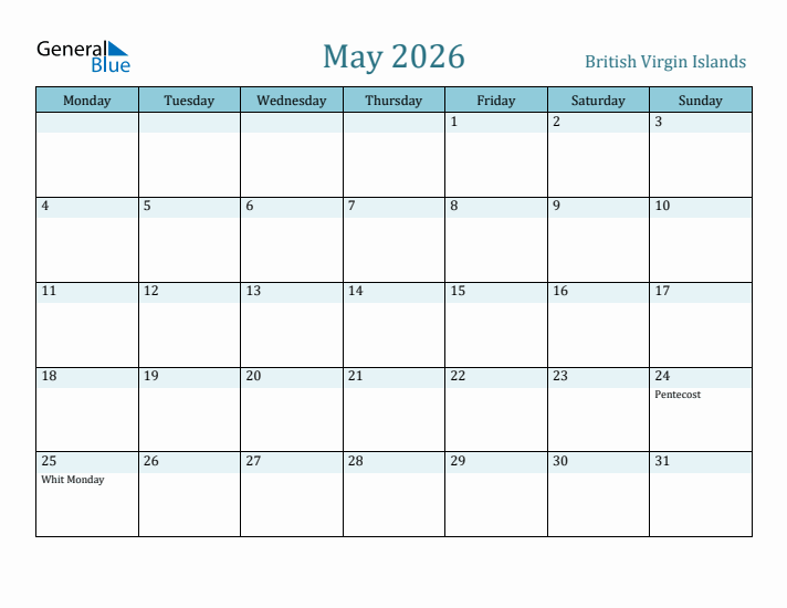 May 2026 Calendar with Holidays
