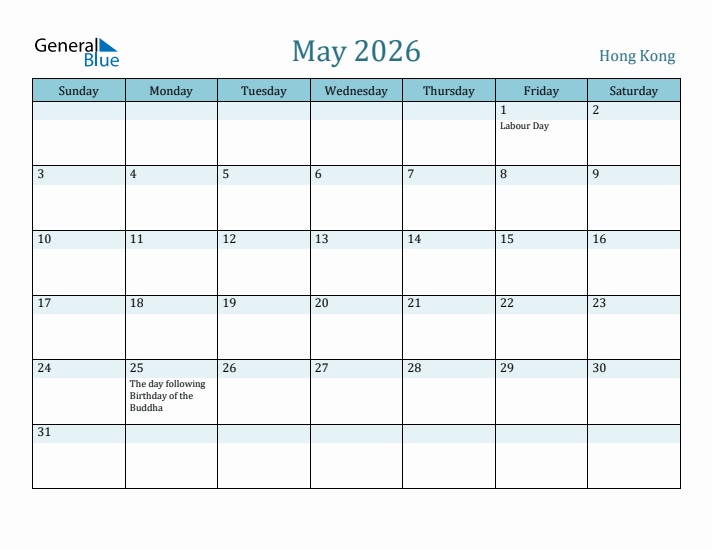 May 2026 Calendar with Holidays