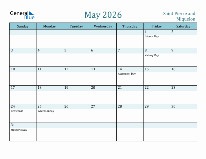 May 2026 Calendar with Holidays
