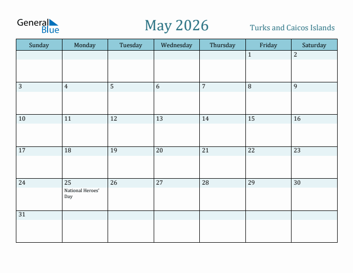 May 2026 Calendar with Holidays