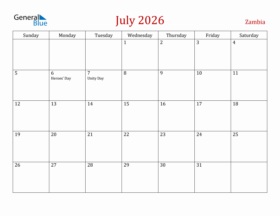 july-2026-zambia-monthly-calendar-with-holidays