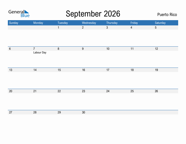 Fillable September 2026 Calendar