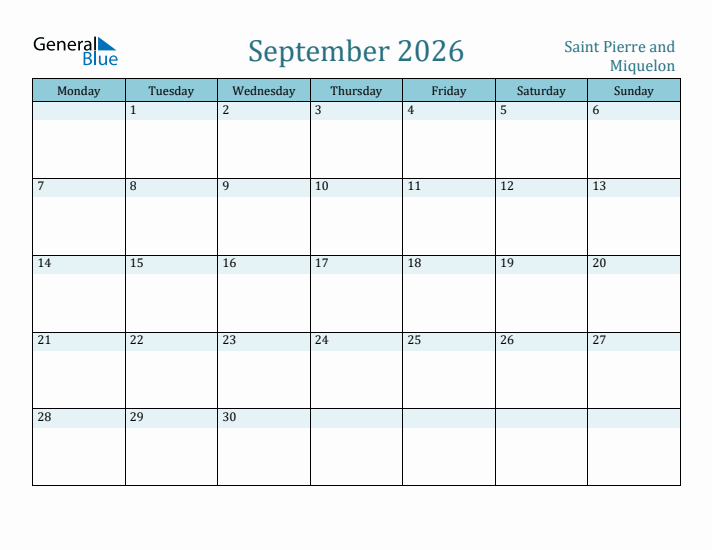 September 2026 Calendar with Holidays
