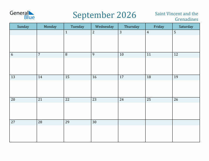 September 2026 Calendar with Holidays