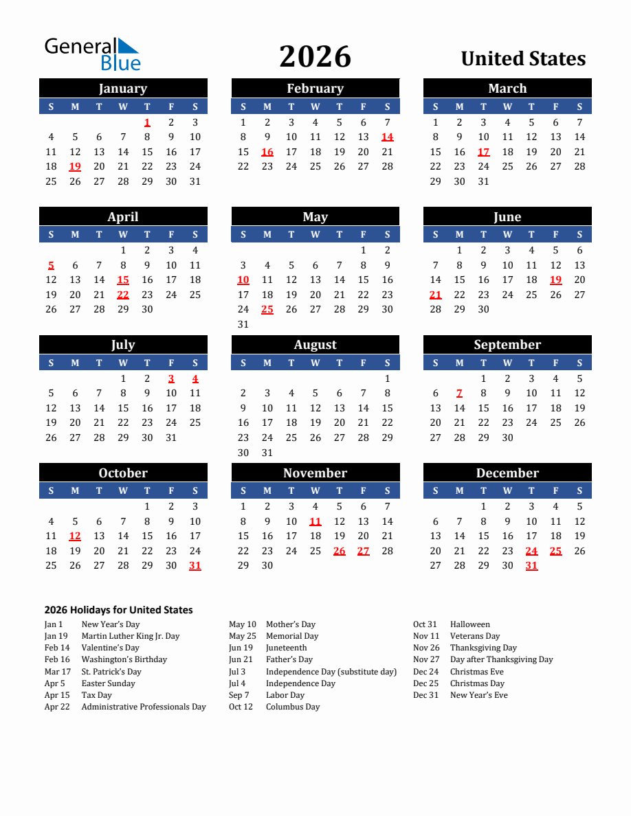 2026-united-states-holiday-calendar