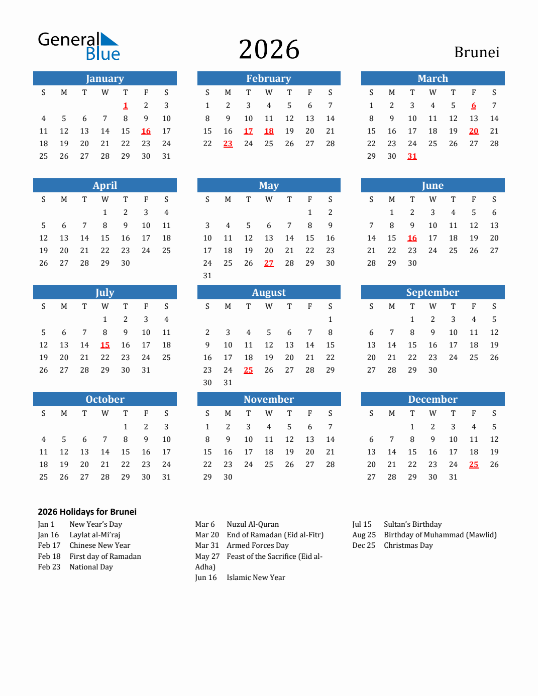 2026-brunei-calendar-with-holidays