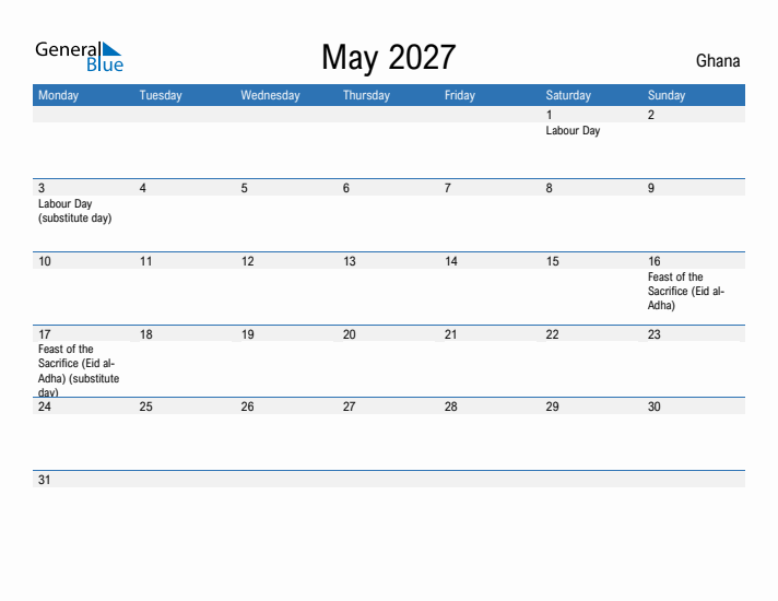 Fillable May 2027 Calendar
