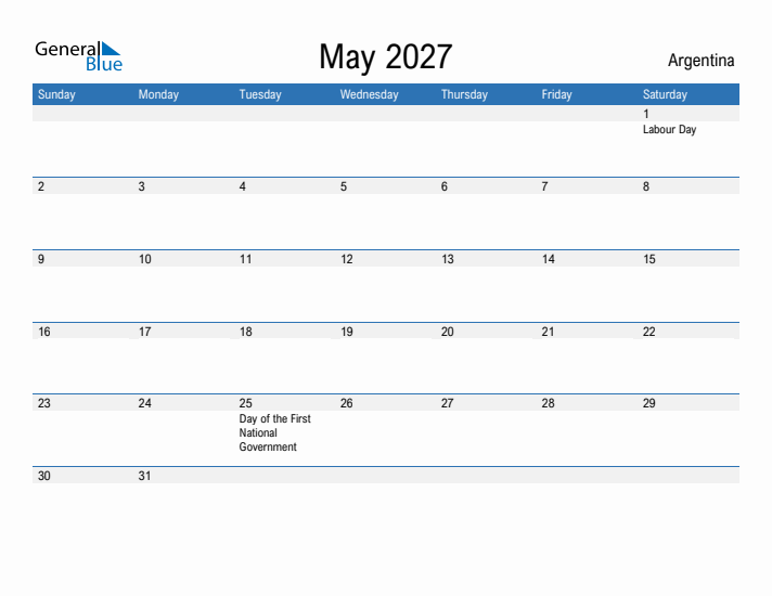 Fillable May 2027 Calendar