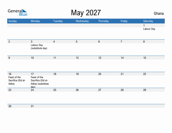 Fillable May 2027 Calendar