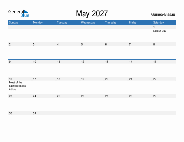 Fillable May 2027 Calendar