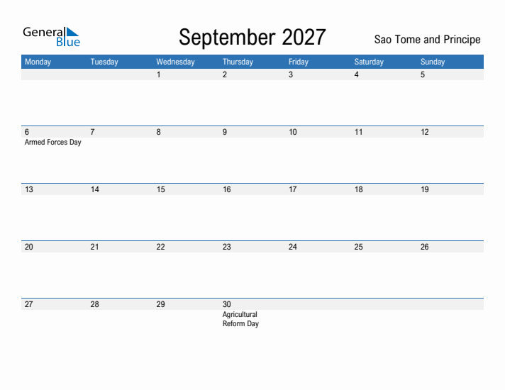 Fillable September 2027 Calendar
