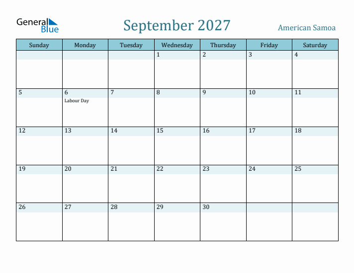 September 2027 Calendar with Holidays
