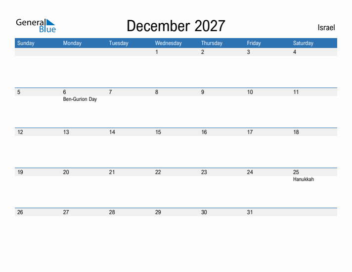 Fillable December 2027 Calendar