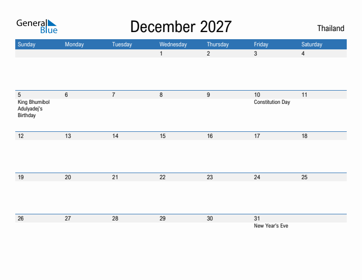 Fillable December 2027 Calendar