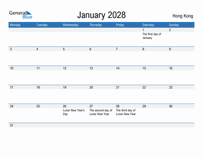 Fillable January 2028 Calendar