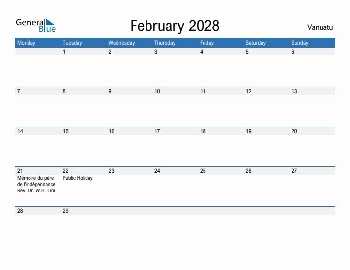 Fillable February 2028 Calendar