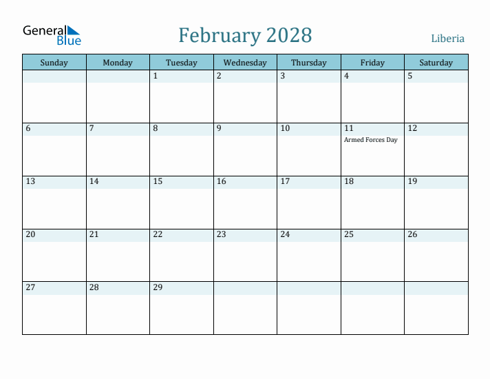February 2028 Calendar with Holidays