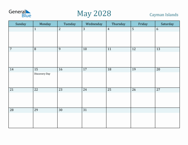 May 2028 Calendar with Holidays