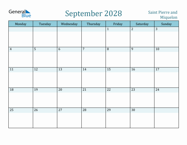 September 2028 Calendar with Holidays