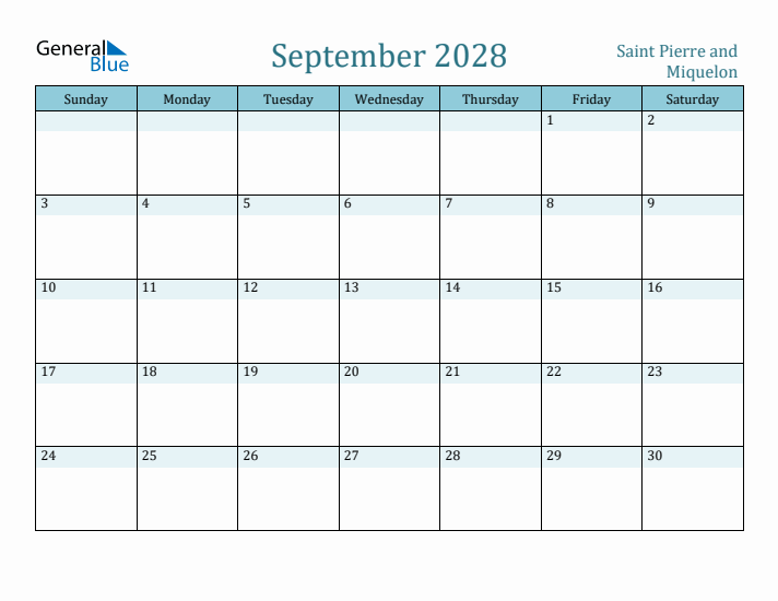September 2028 Calendar with Holidays